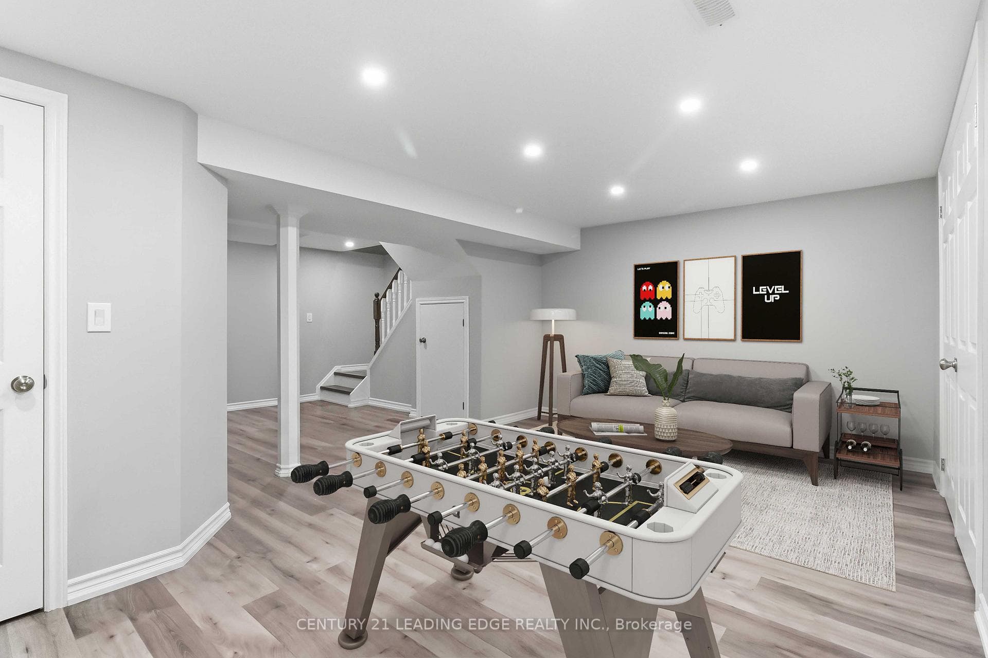 Virtually Staged -Rec Room
