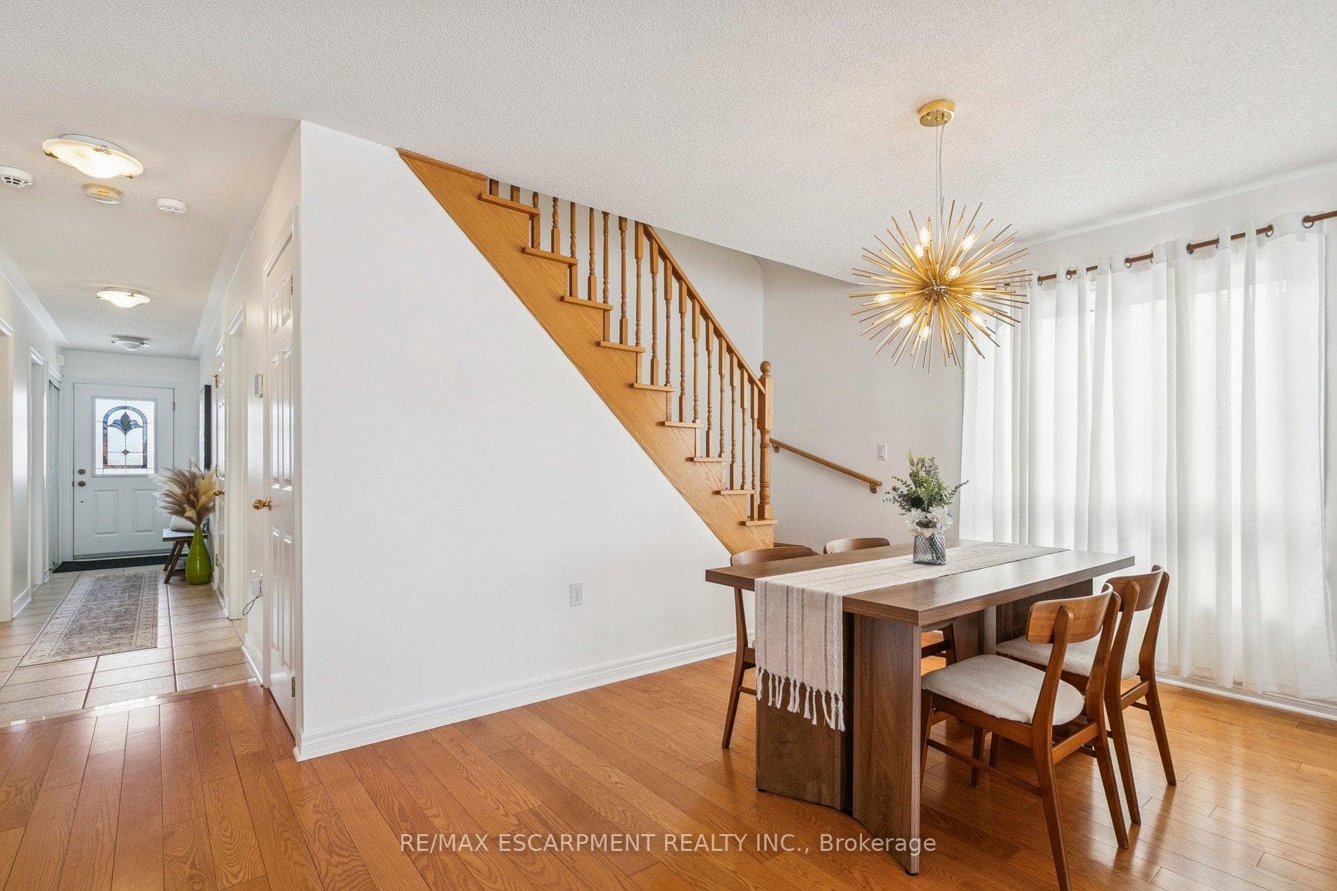 Heading upstairs