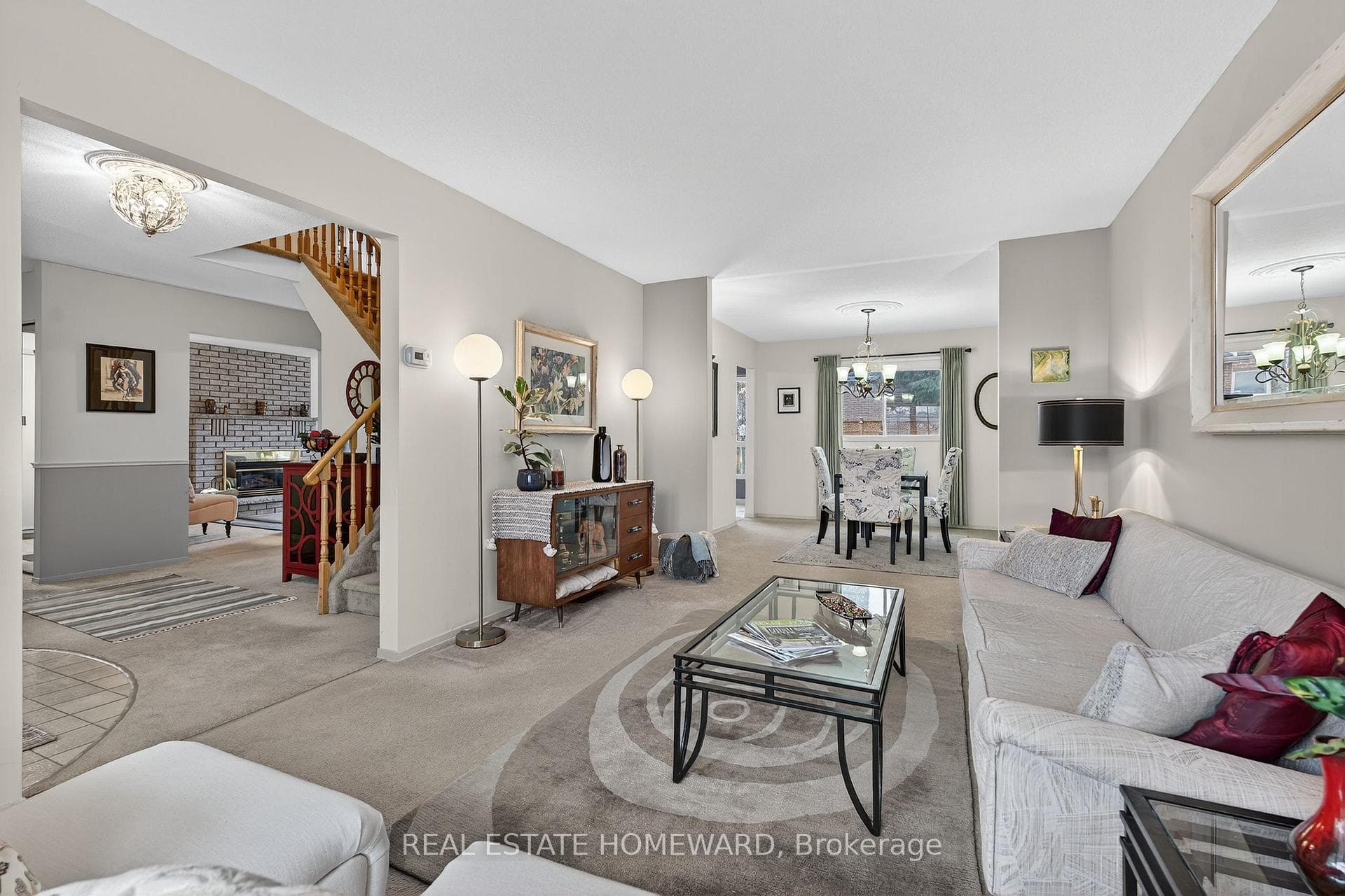 FOYER/LIVING AND DINING ROOMS