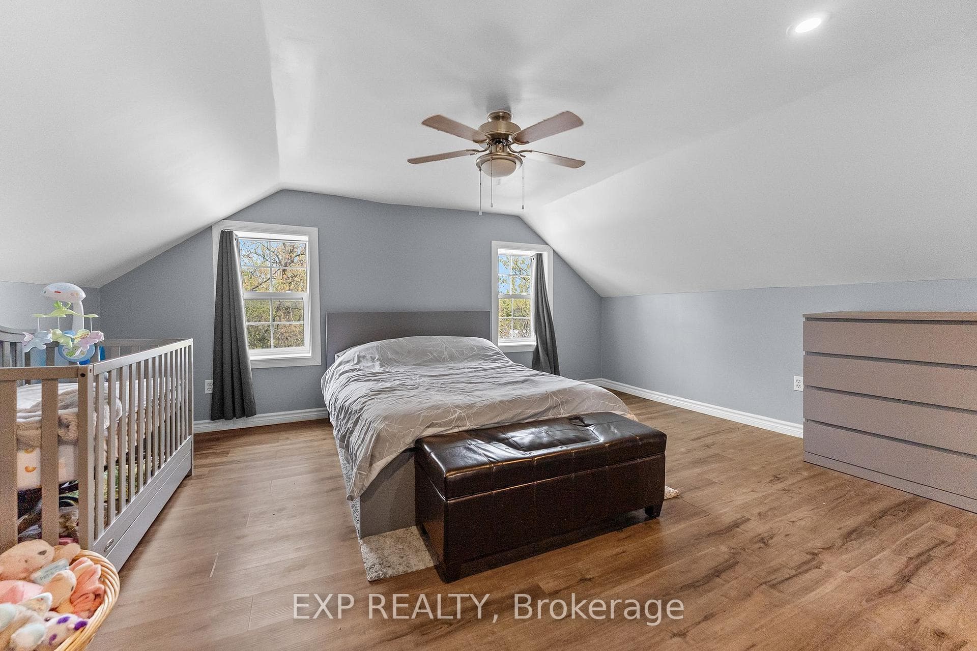 Generous size bedroom, was originally 2 small room