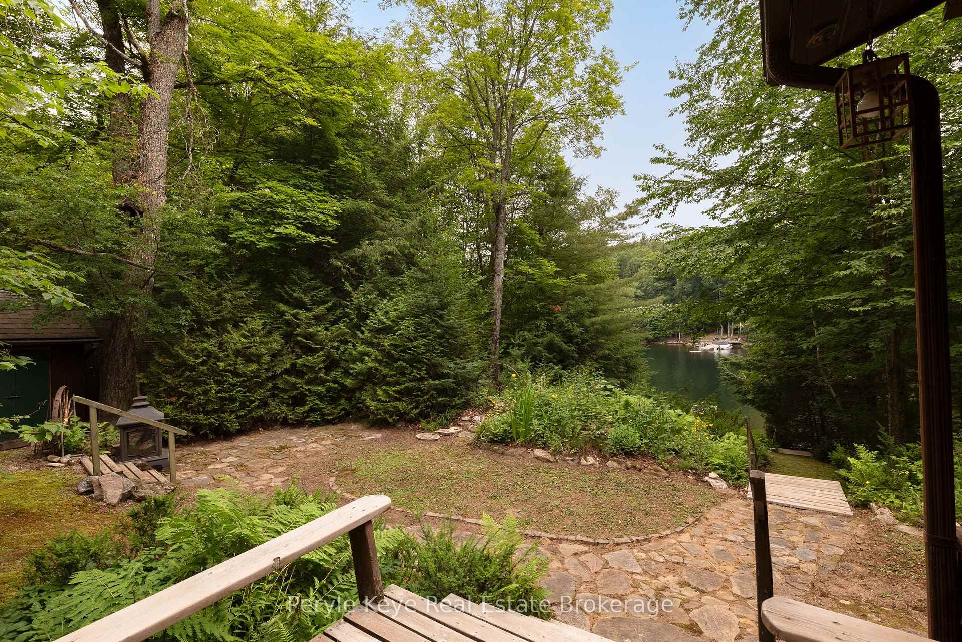 Pathways from Cottage to Dock