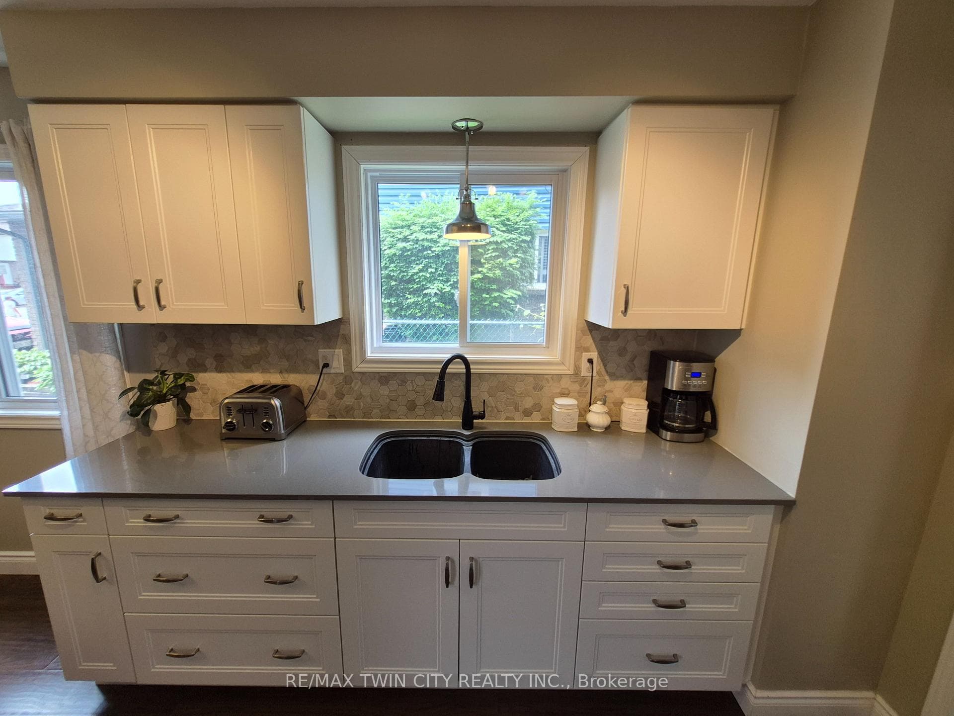 Updated kitchen with quartz counter top