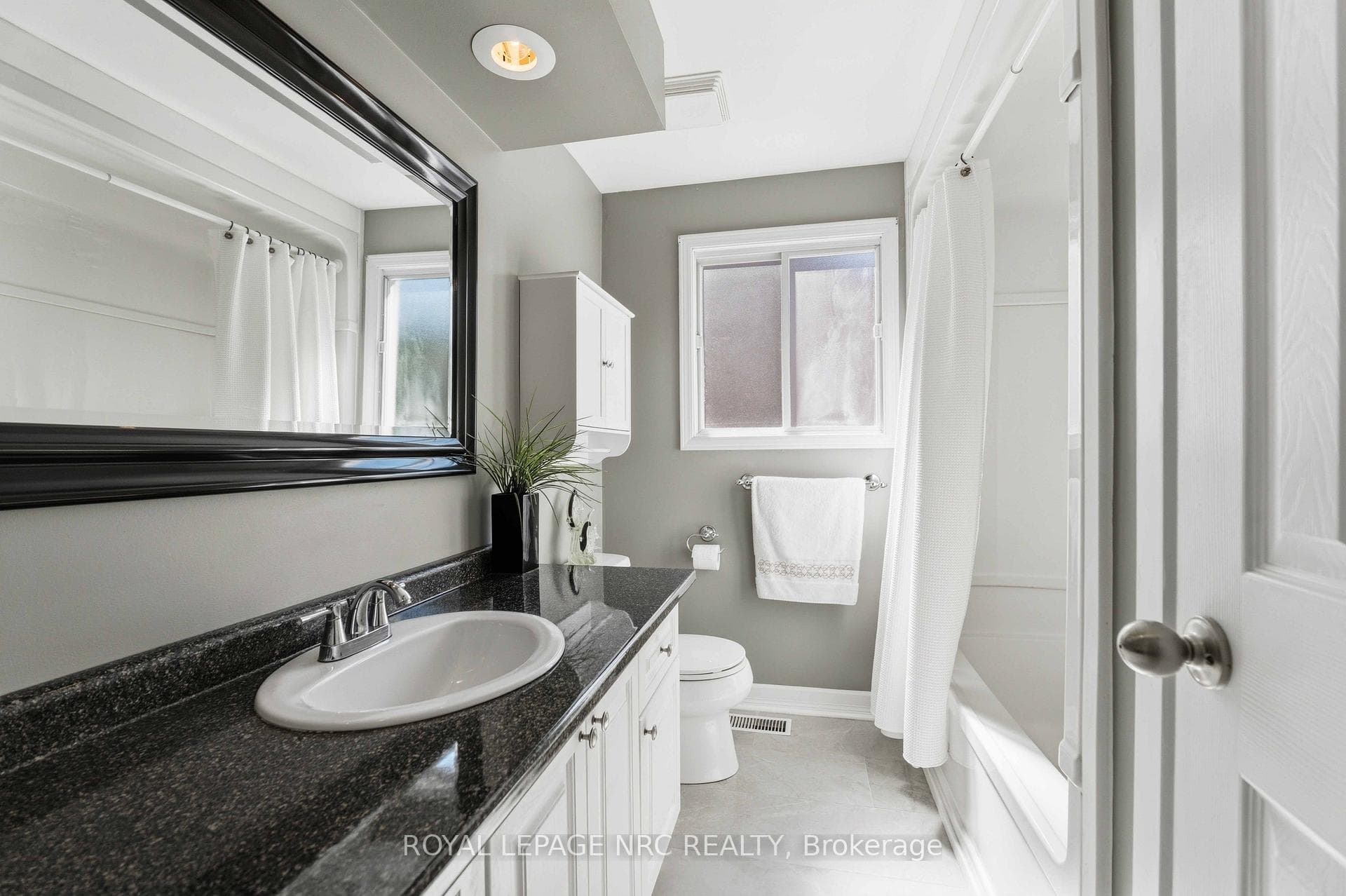 updated bath on upper level