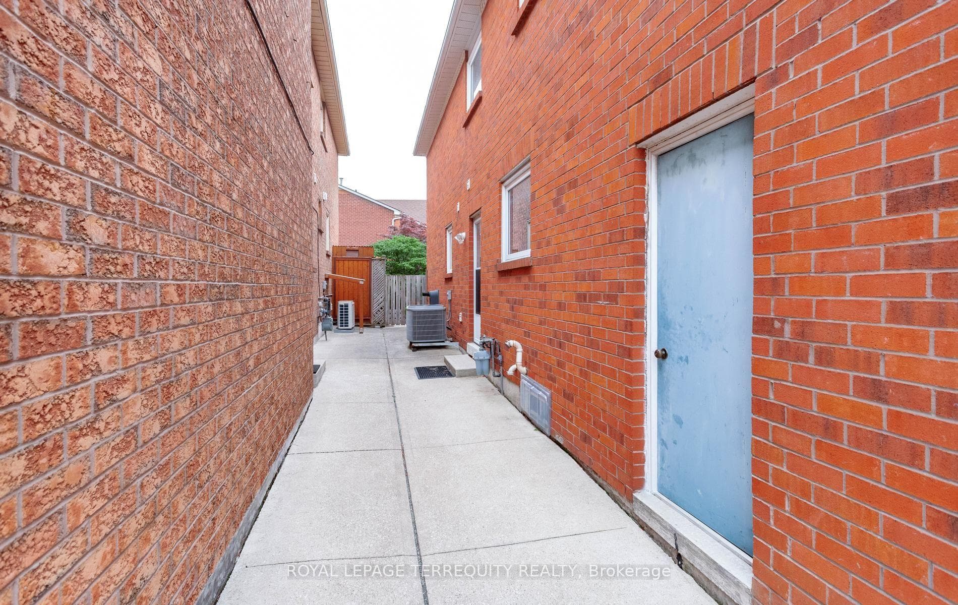 Concrete Side Door Path
