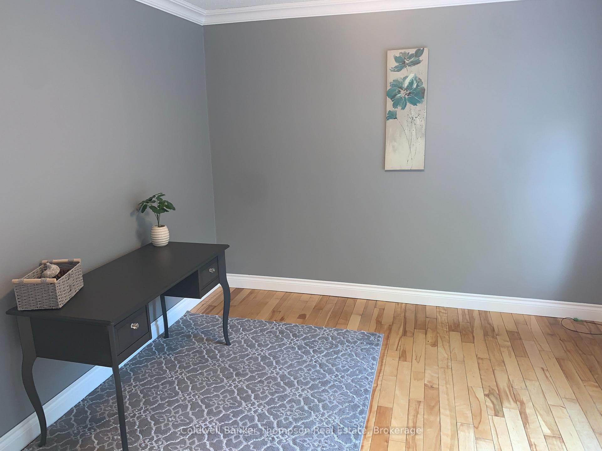 Main Floor Den/Office with Bay Window
