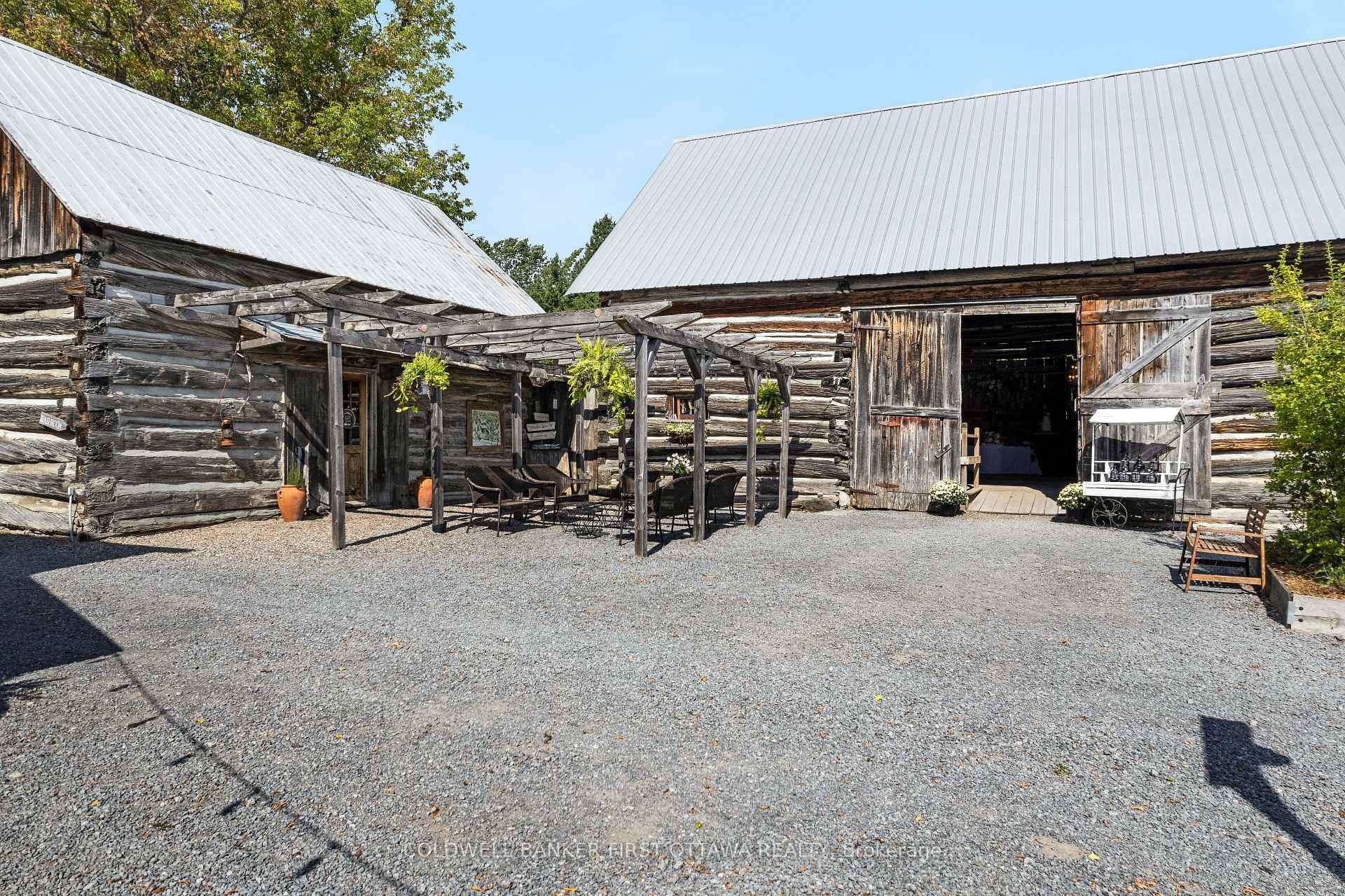 Entrance to main reception barn