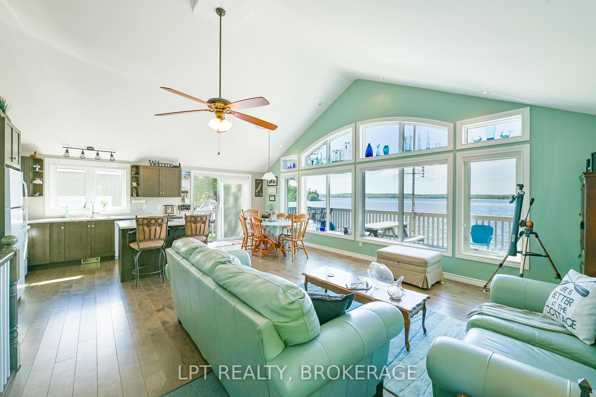 bright large windows