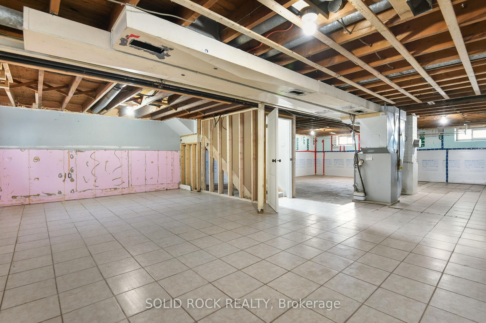 Unfinished basement