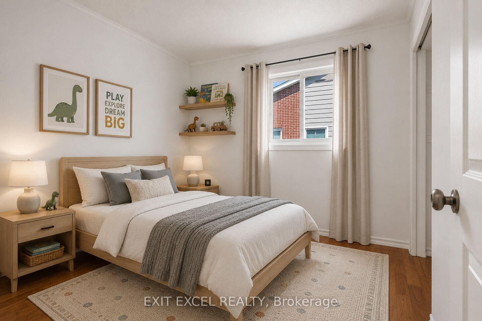 Virtually Staged Bedroom