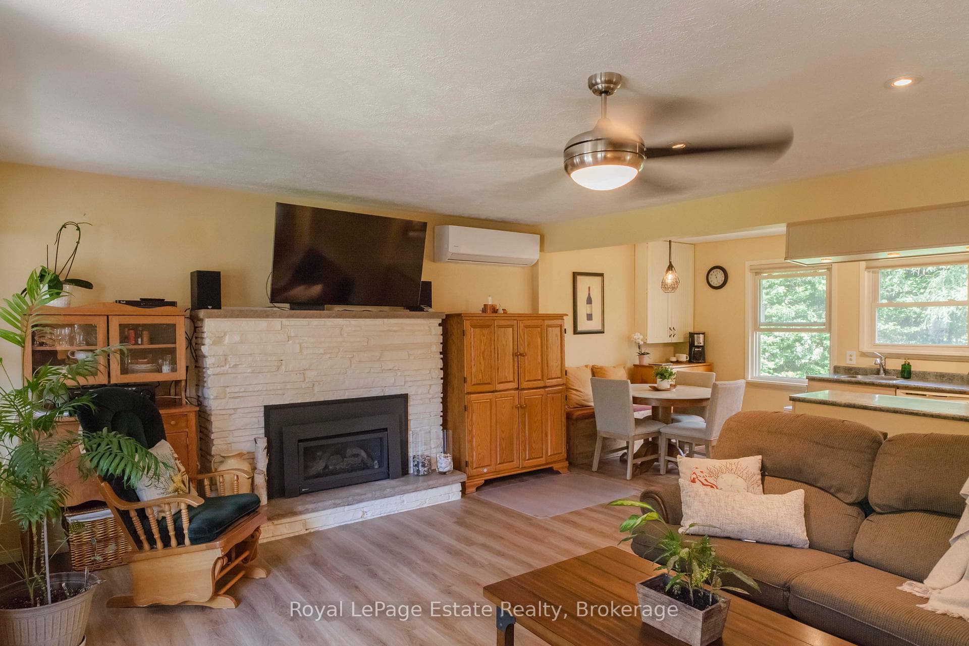 Gas fireplace