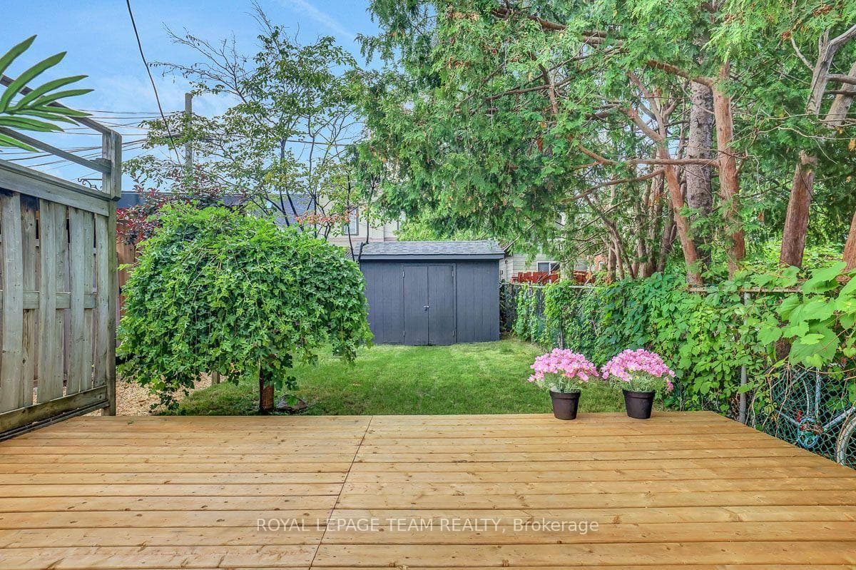 A large, private backyard is a rare find.