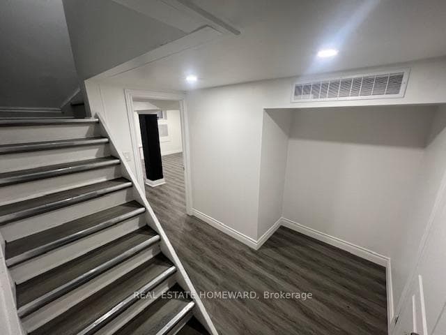 Stairs from side entrance