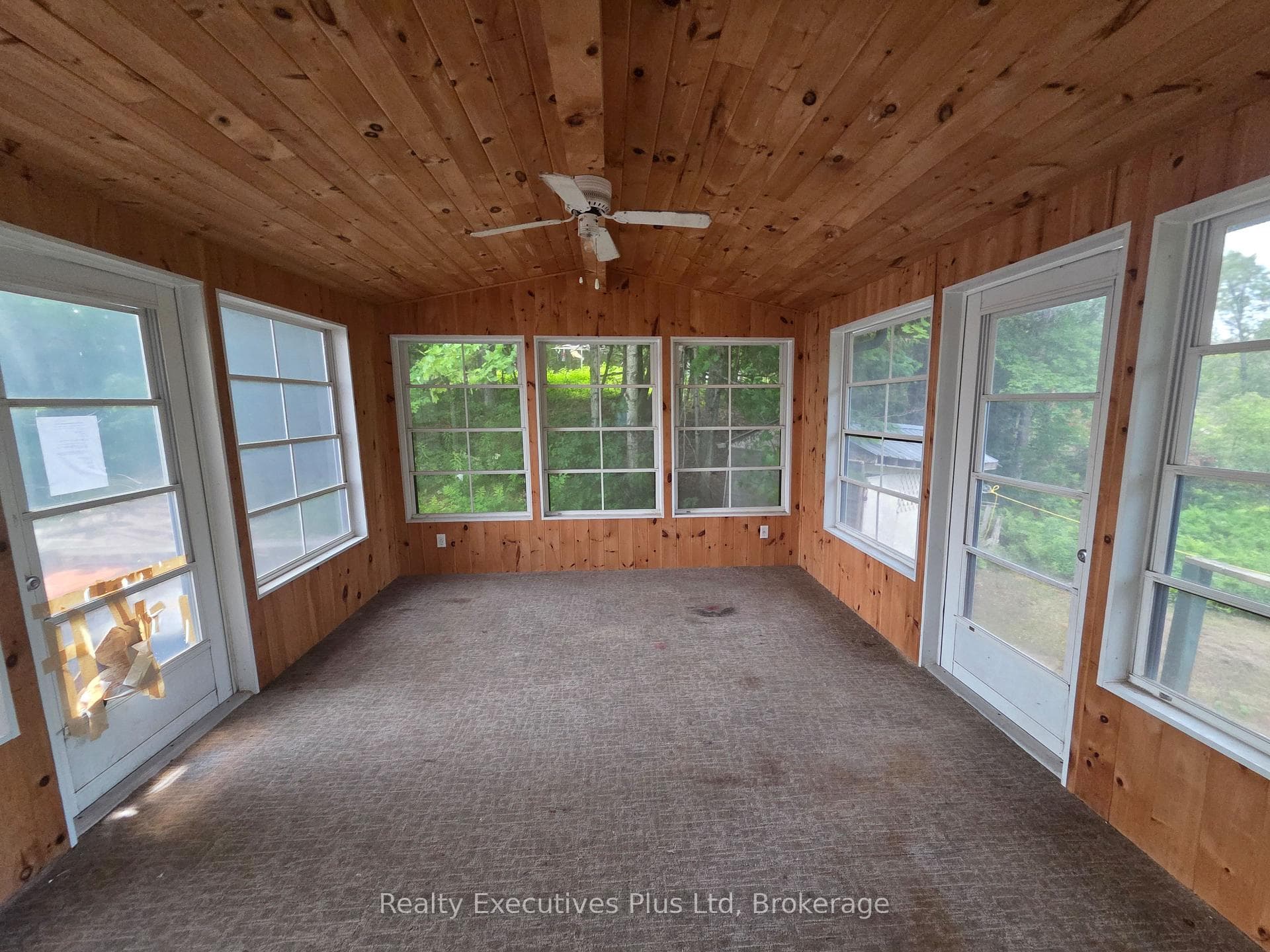 side porch area