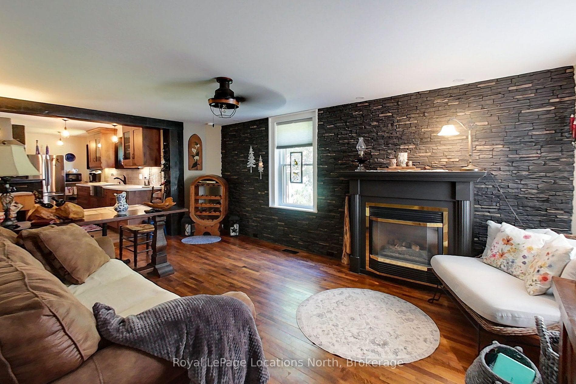 gas fireplace for cozy nights