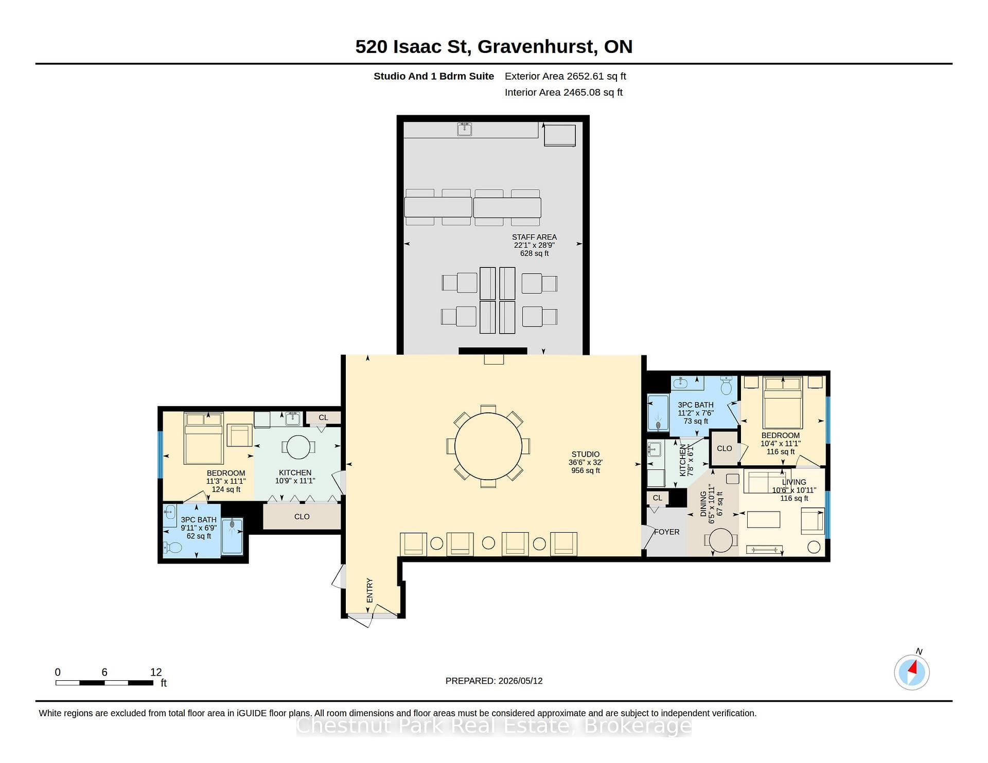 Floor Plan of W/F Studio, Atrium, Cafe & 1BR Suite
