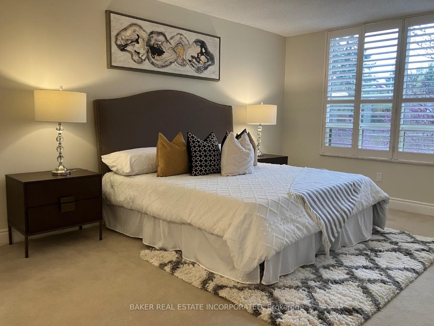 Unit 113 Primary Bedroom - Staged