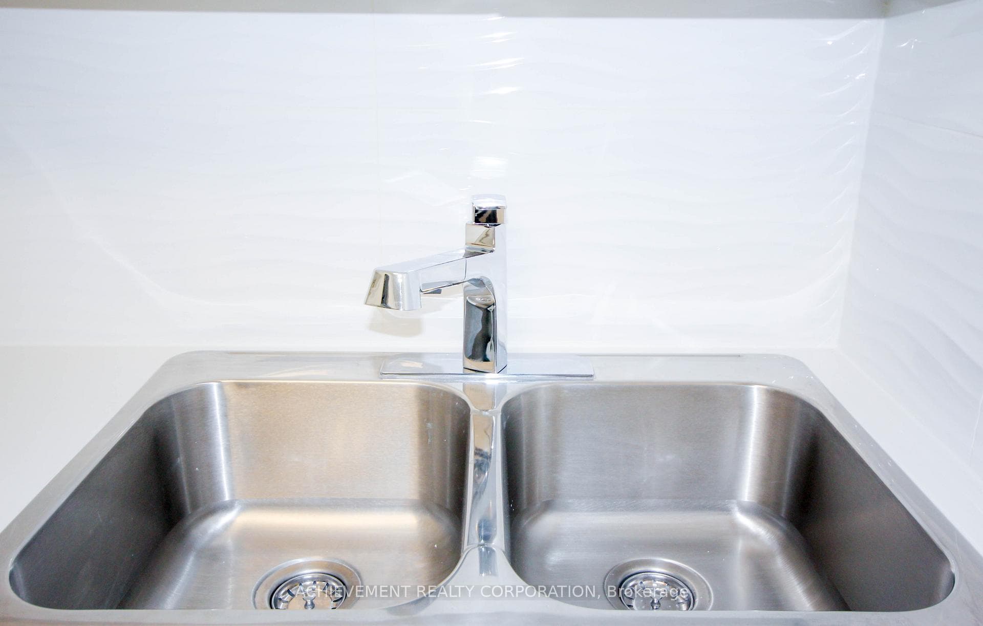 New Faucet and double S/S sink