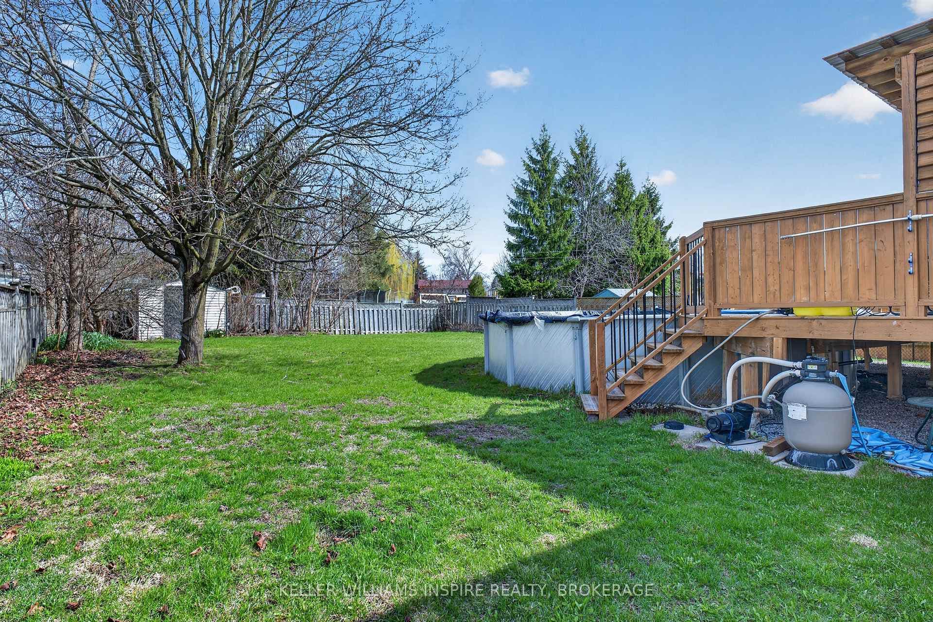 Big yard fenced in with room to play