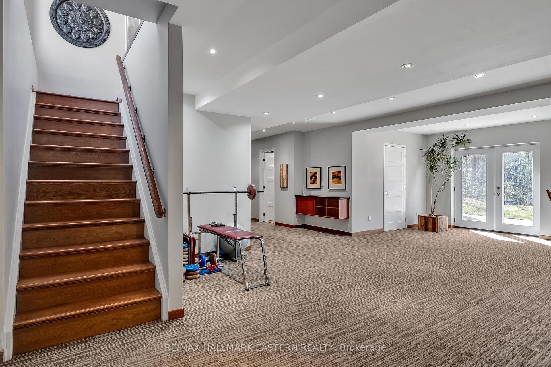 Bright and open lower level