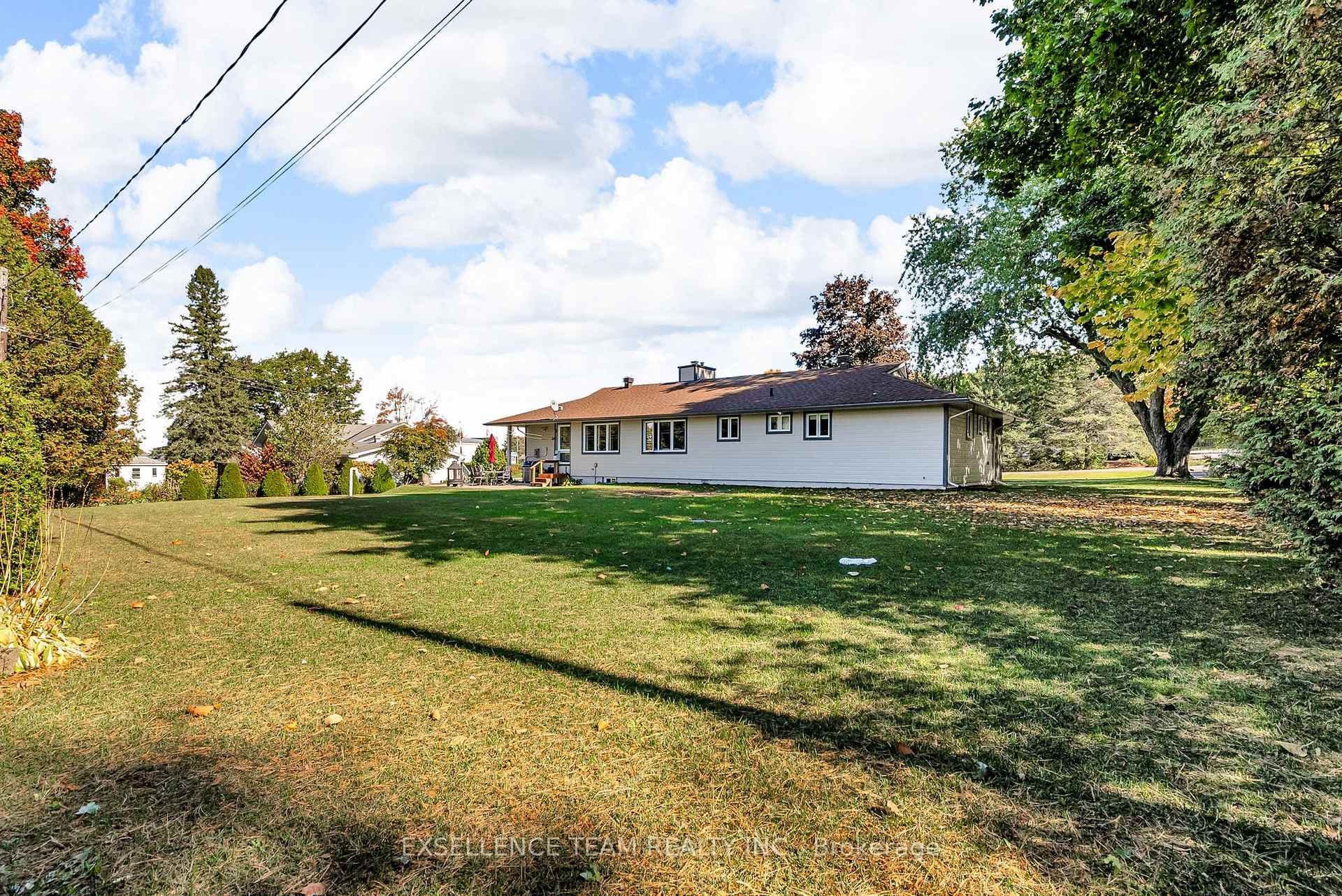 Nice size backyard
