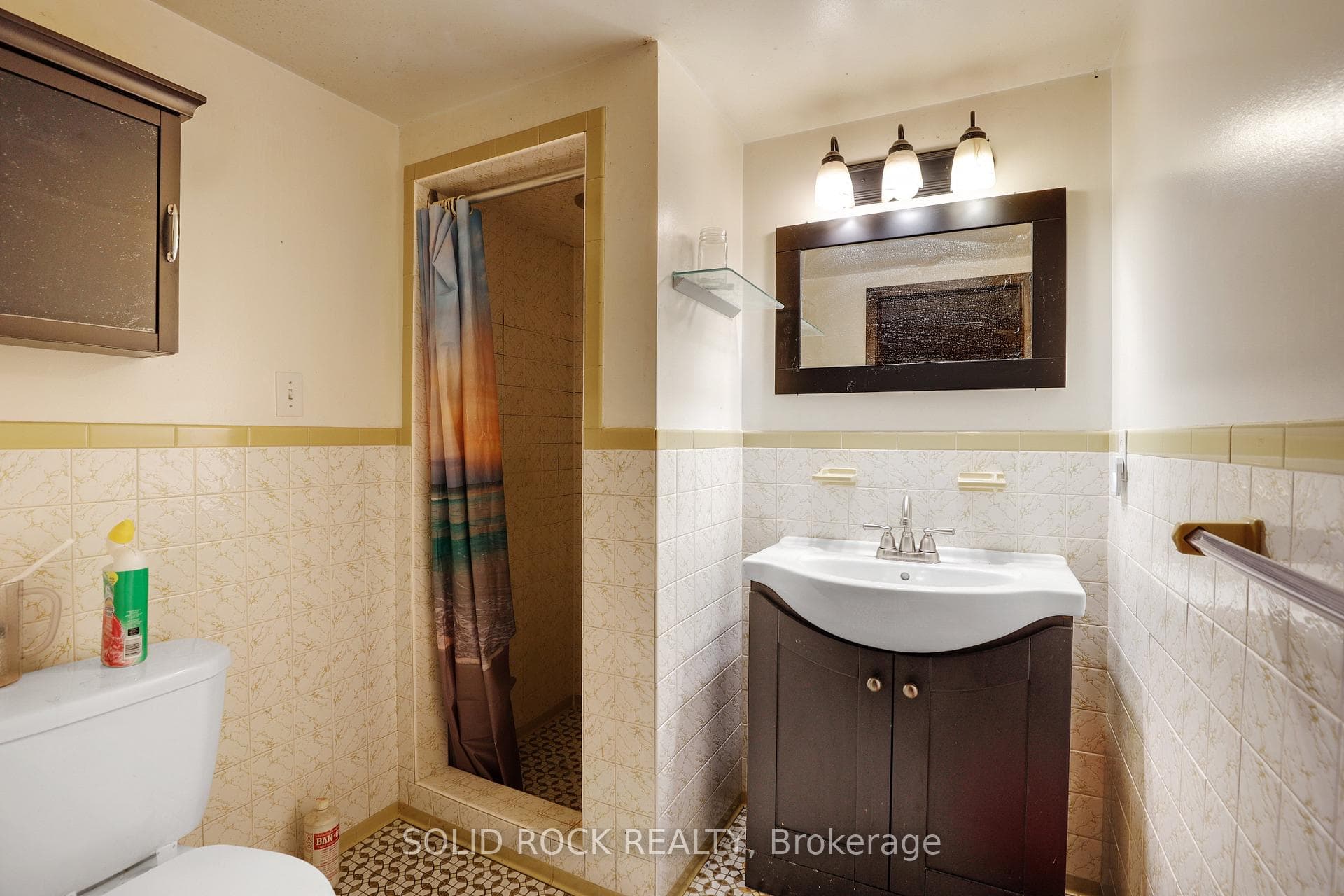 3 piece bathroom in the basement
