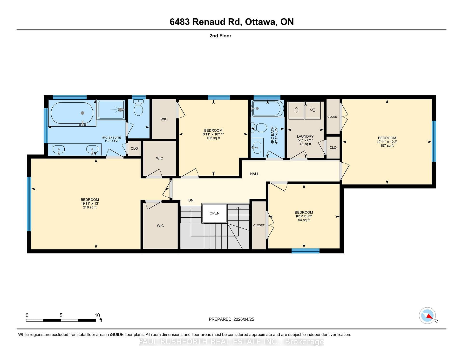 iGuide Floor Plan-Second Level