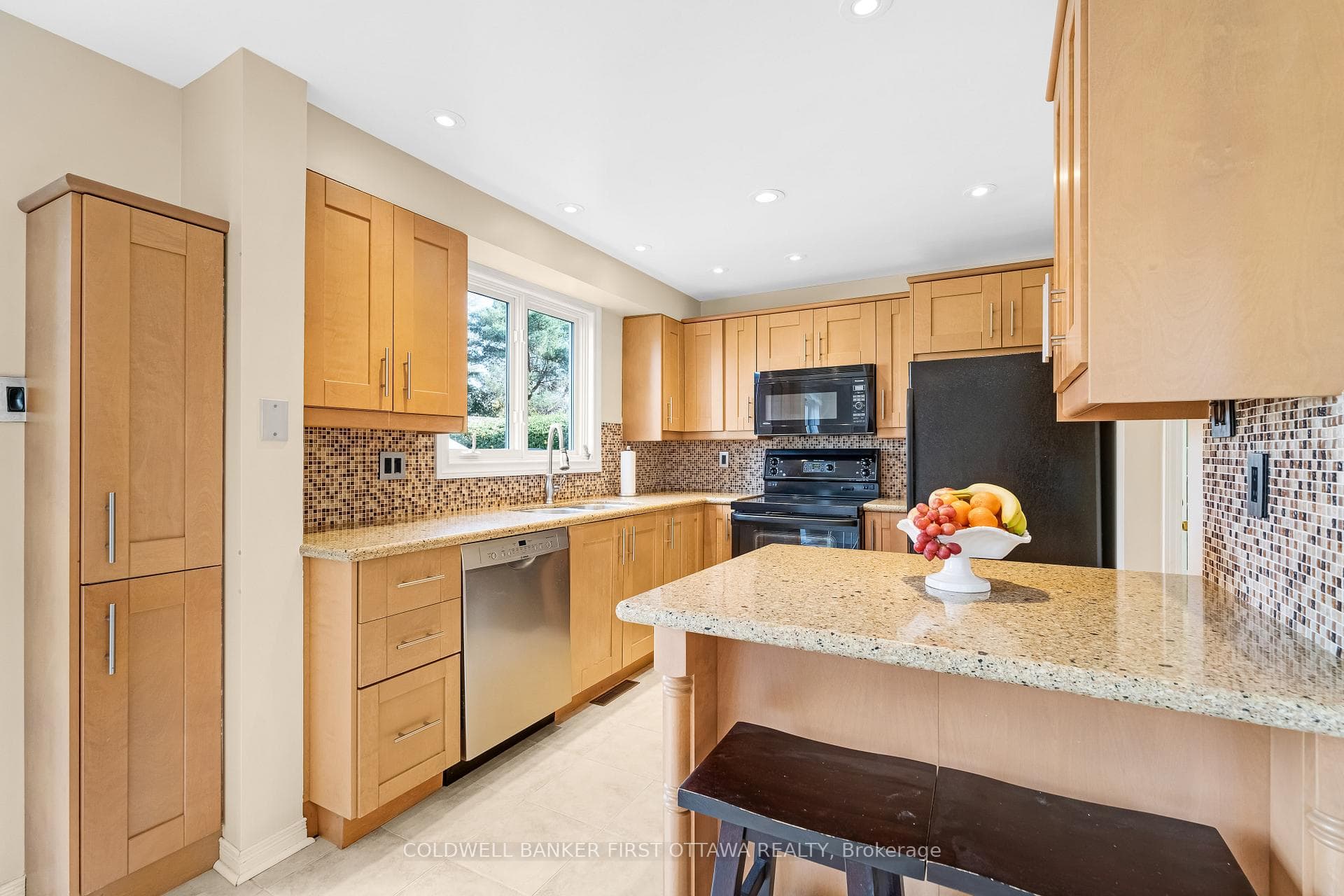 Upgraded kitchen.