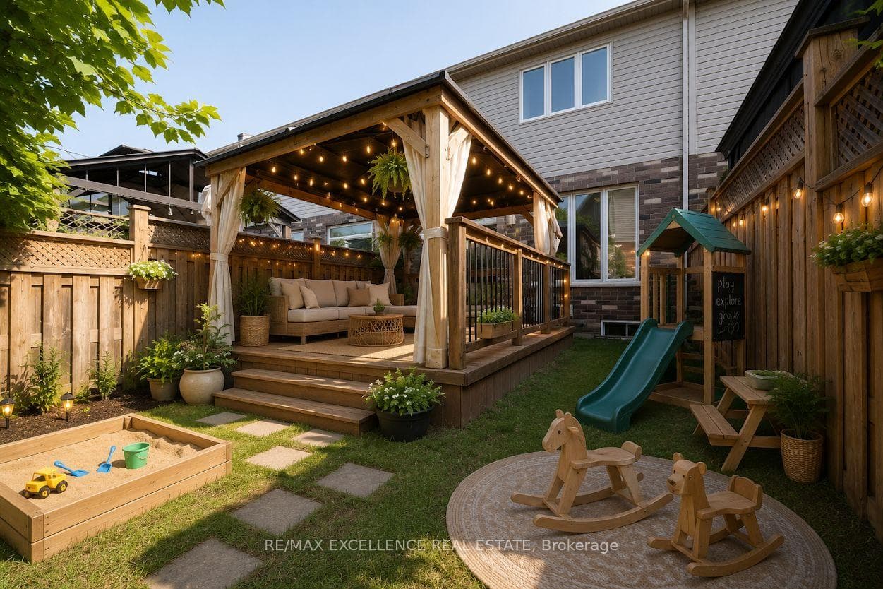 Virtually Staged Backyard