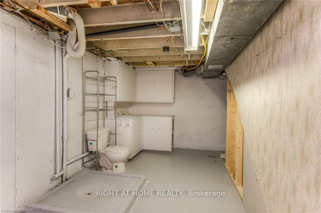 Unfinished Area Basement