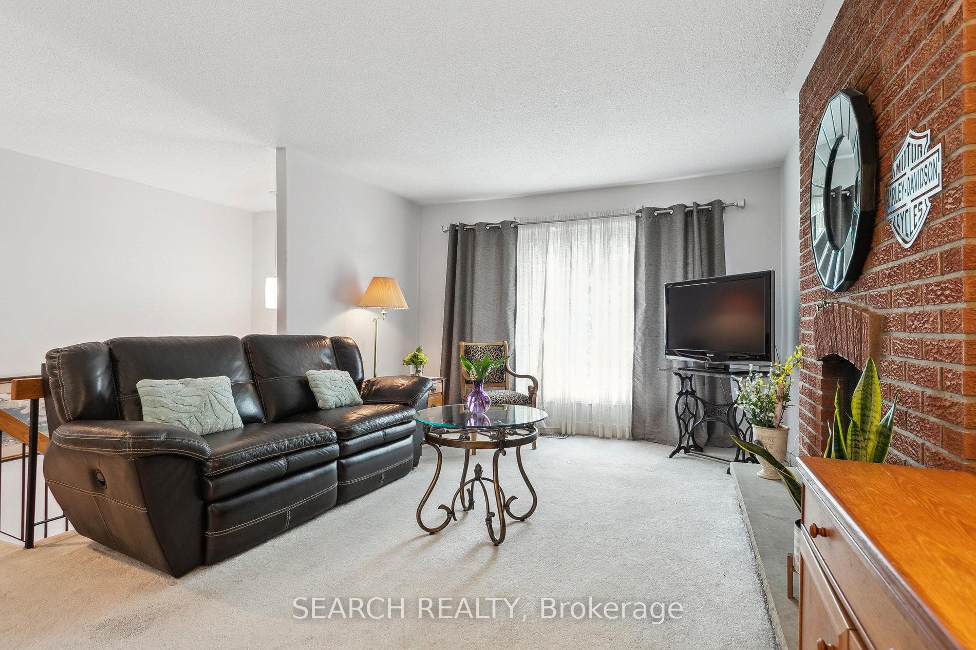 Living Room W/Large Picture Window.