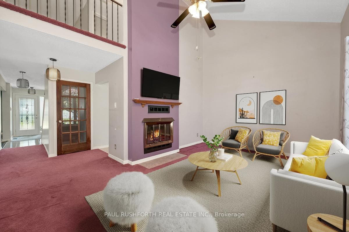 Virtually Staged-Family Room