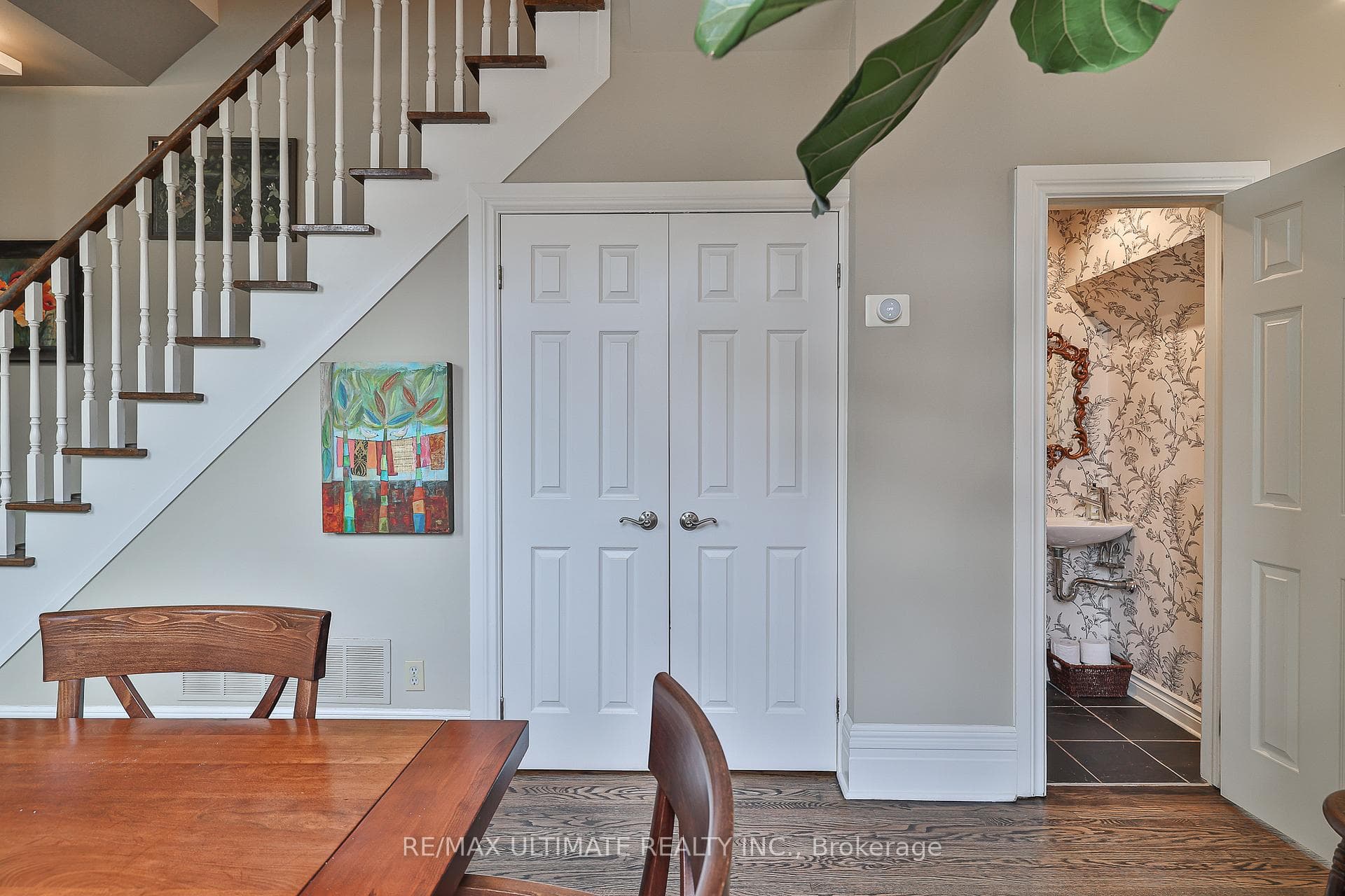 Main floor powder room