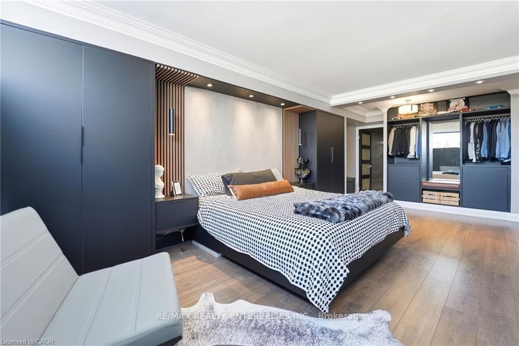 Built In Bed Frame/Night Tables, Custom Wardrobes