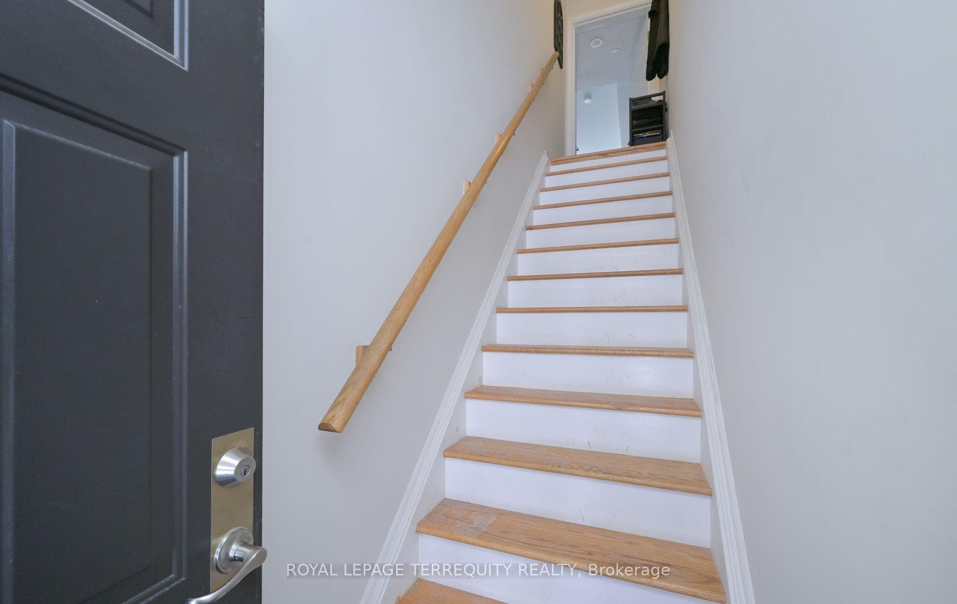 Stairs into unit