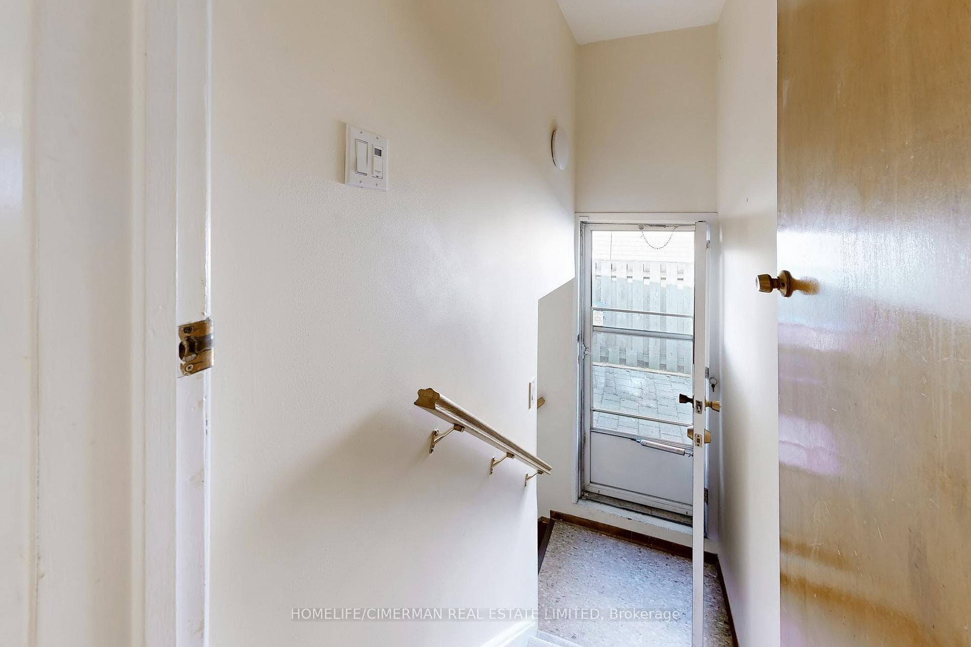 Separate Side Entrance to Basement