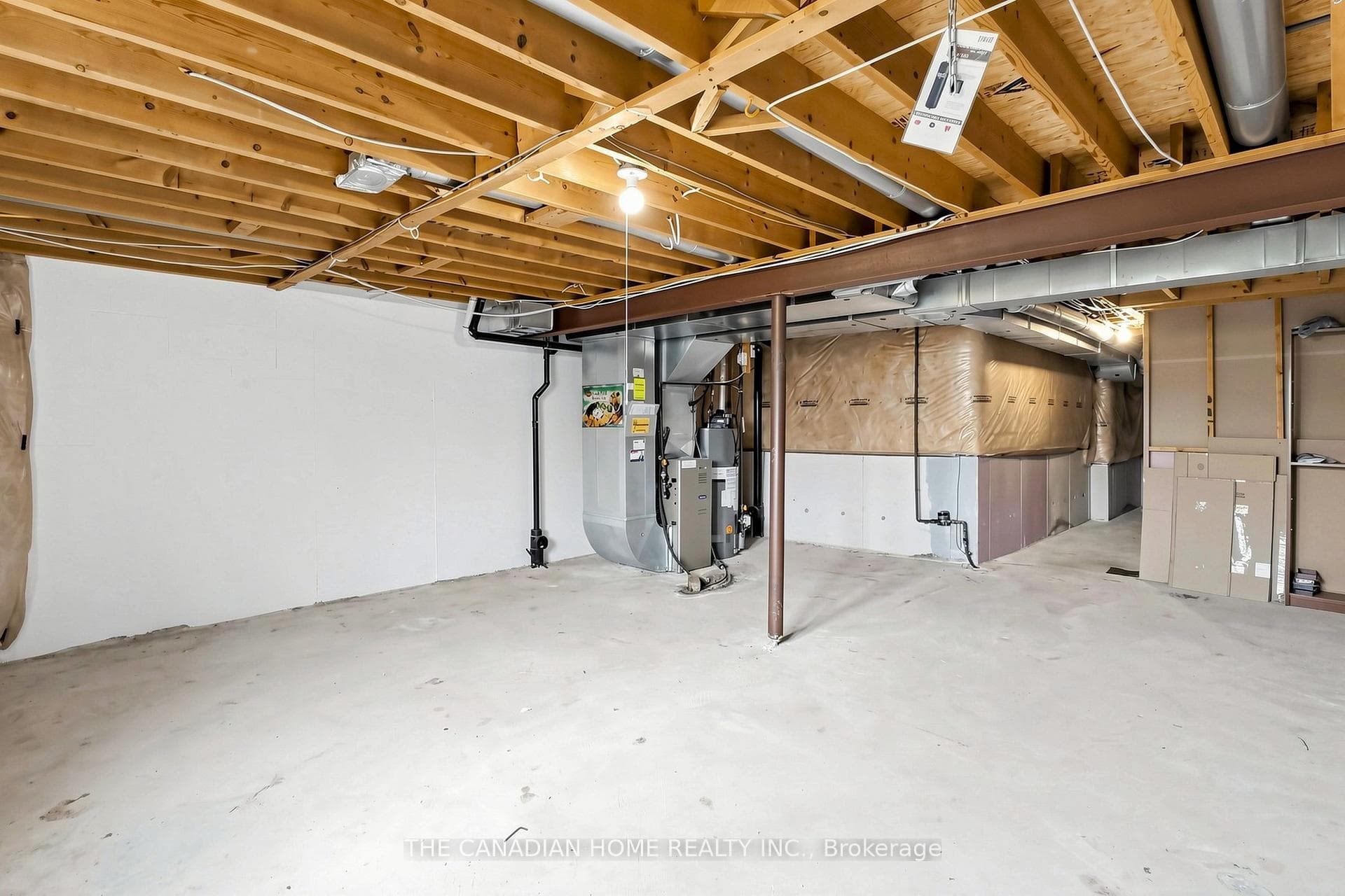 Unfinished basement