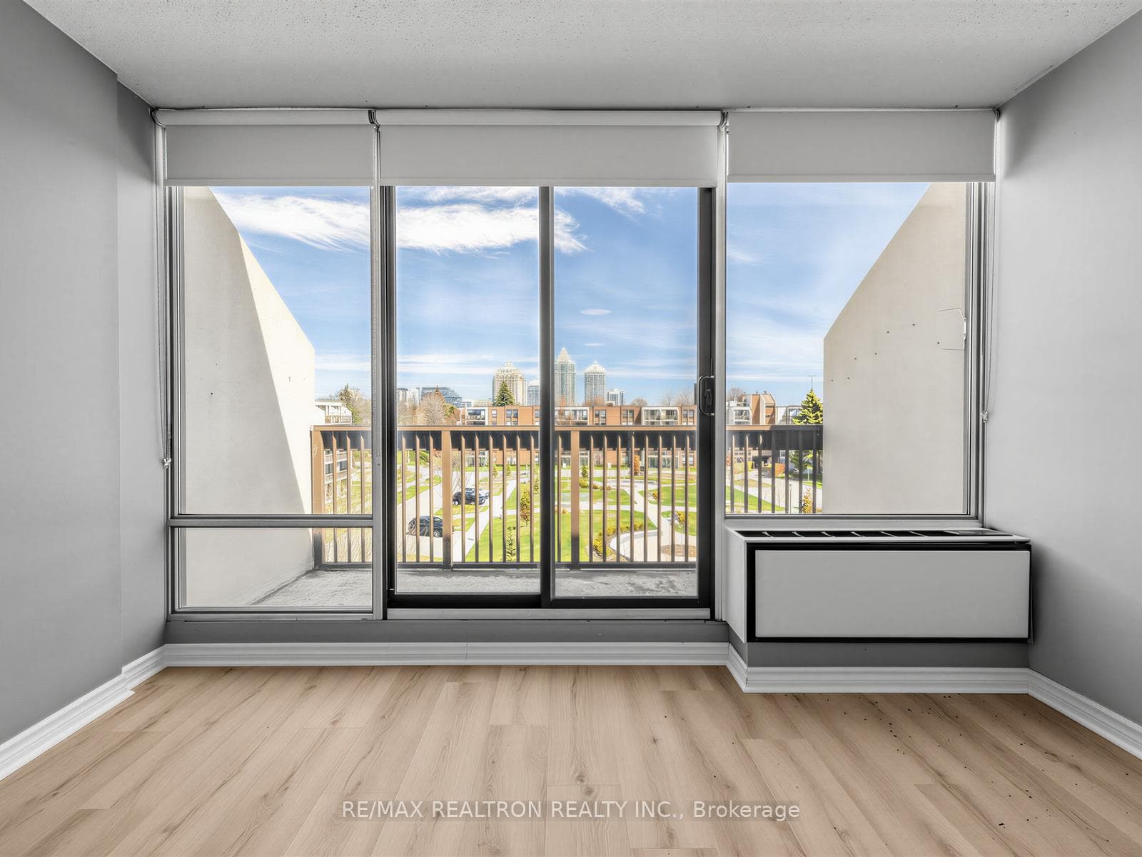 Walk-out to Balcony overlooking park