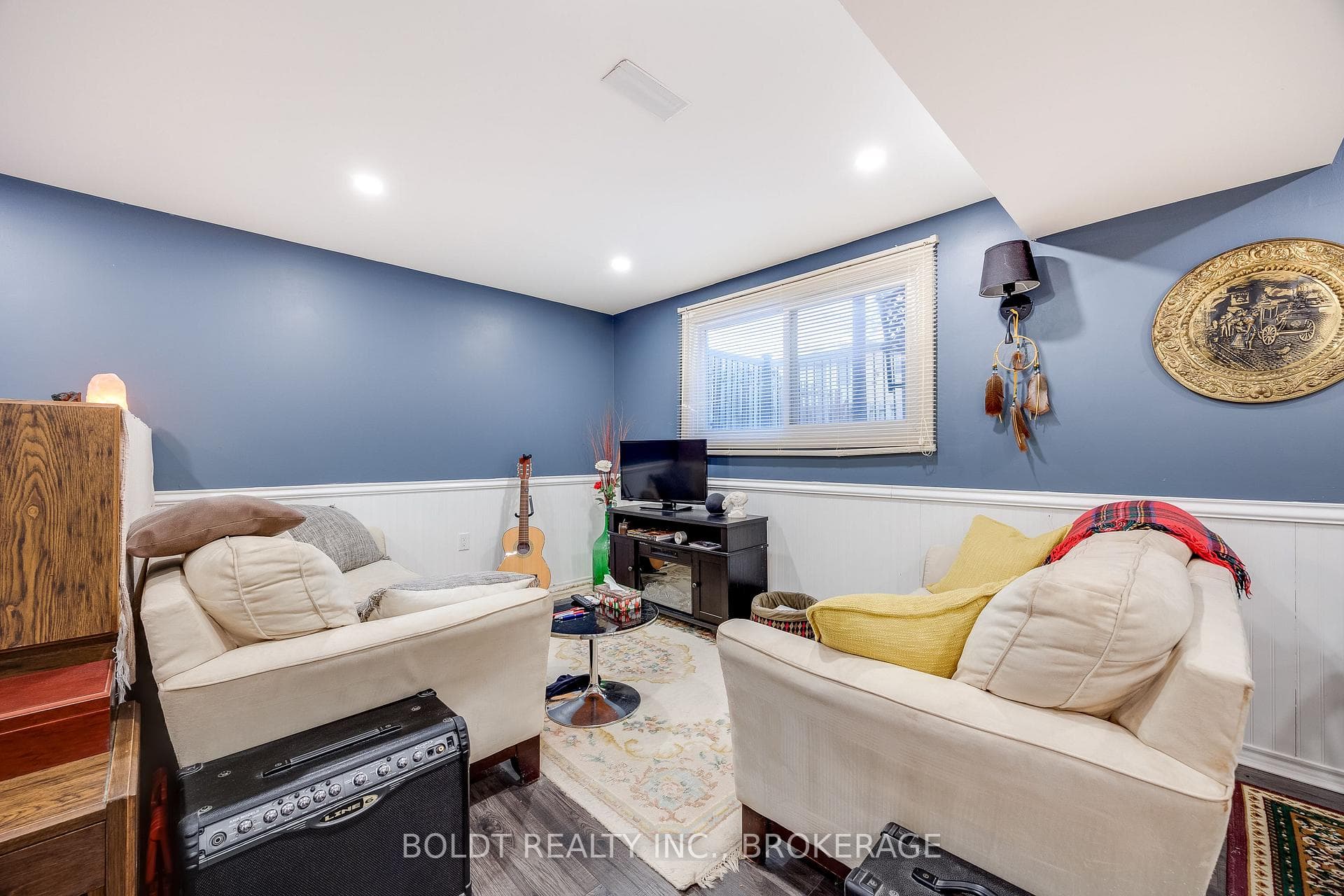 Lower level living room