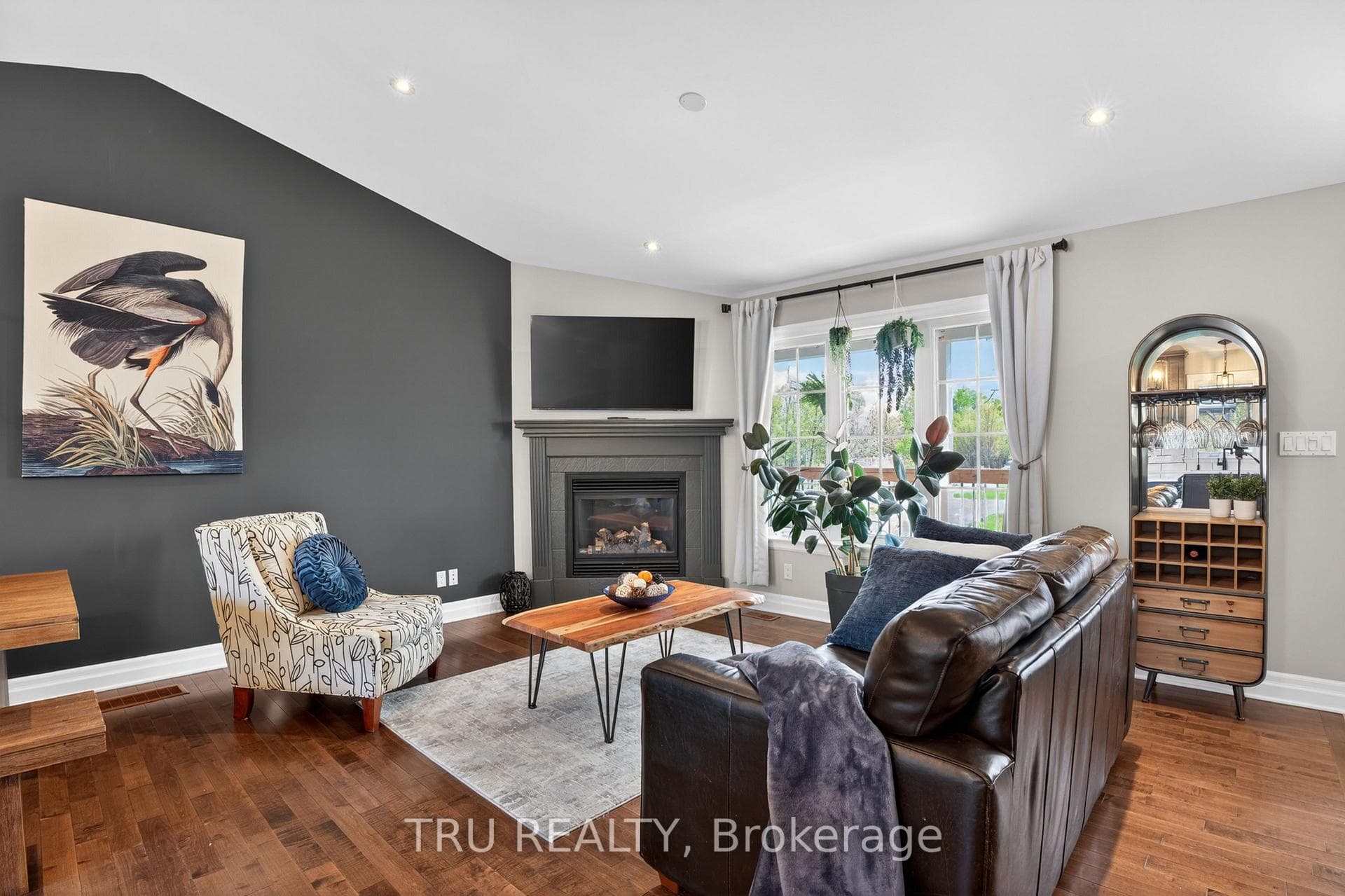 Living room of main house