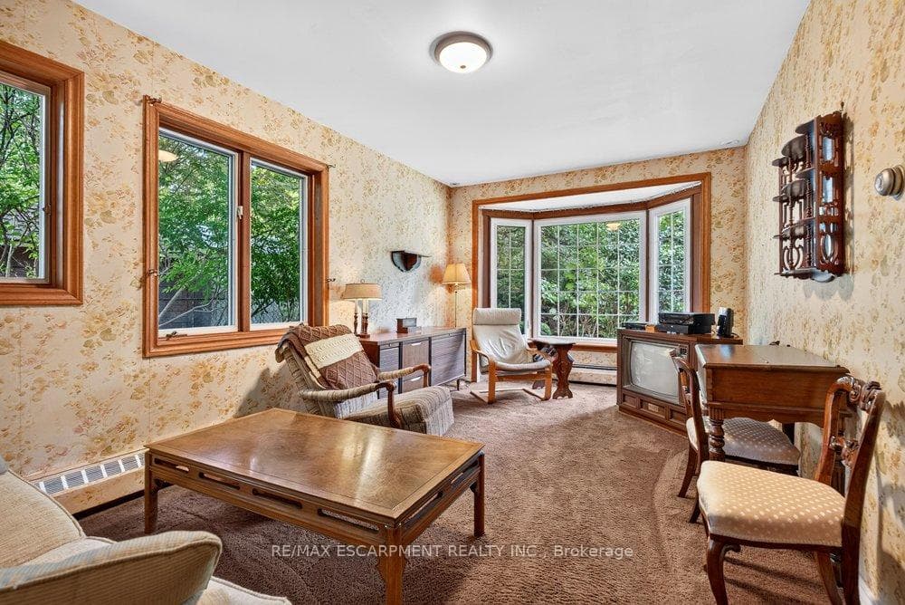 Behind the office is the potential in-law suite...