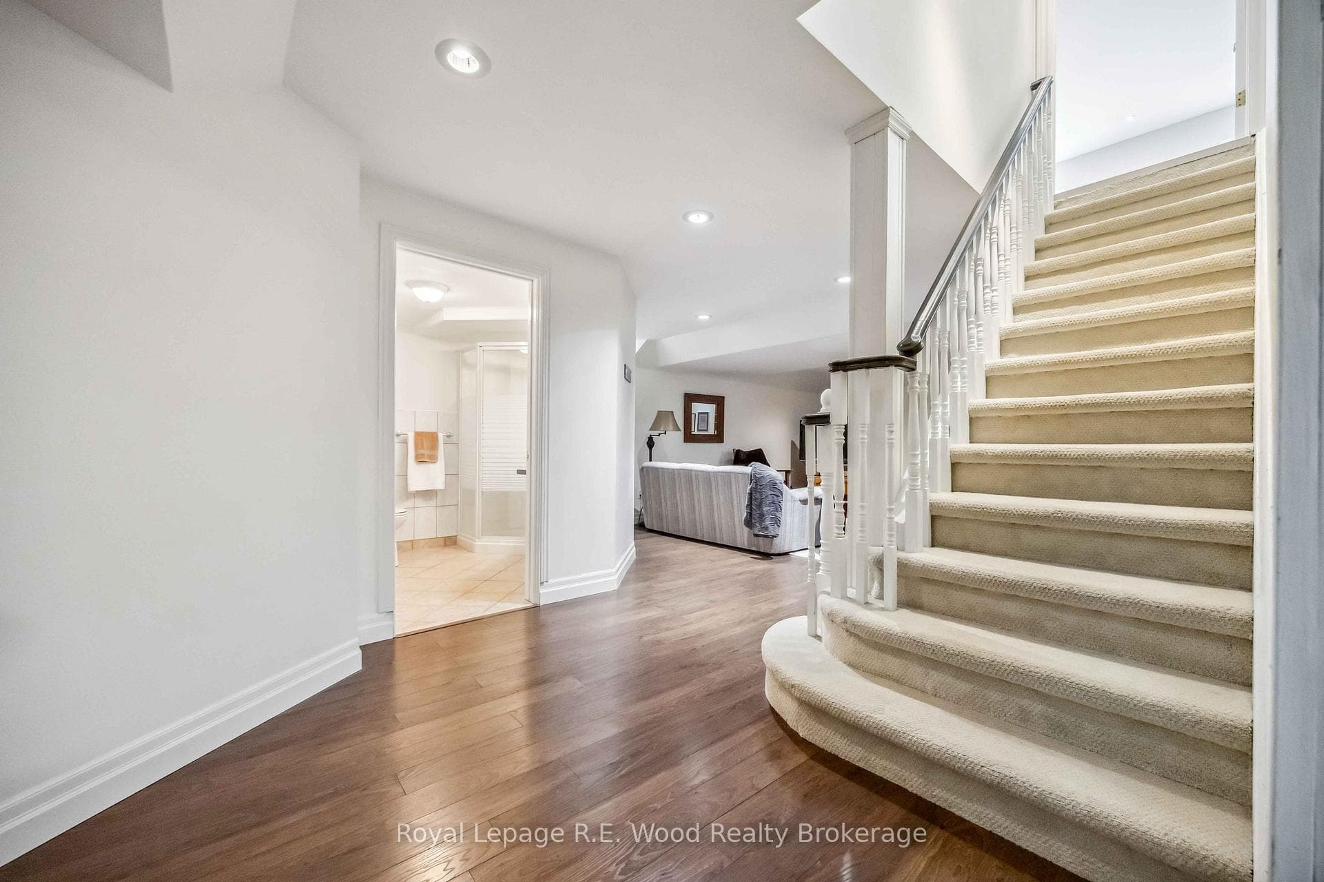 Professionally renovated basement