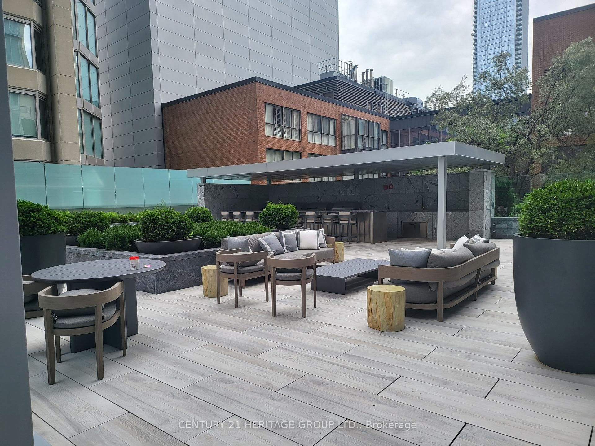 Roof Top garden with BBQ