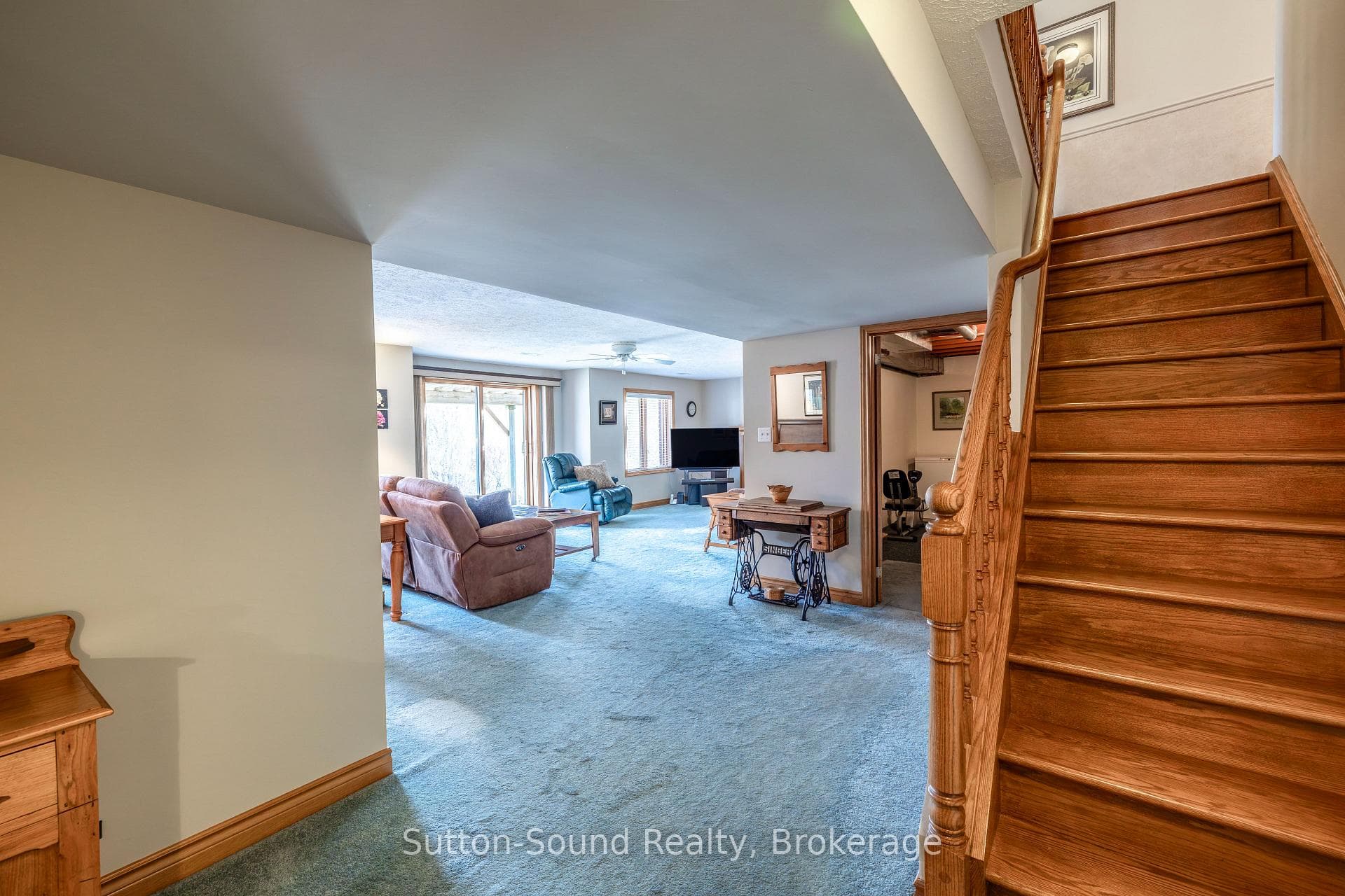 lower level family room