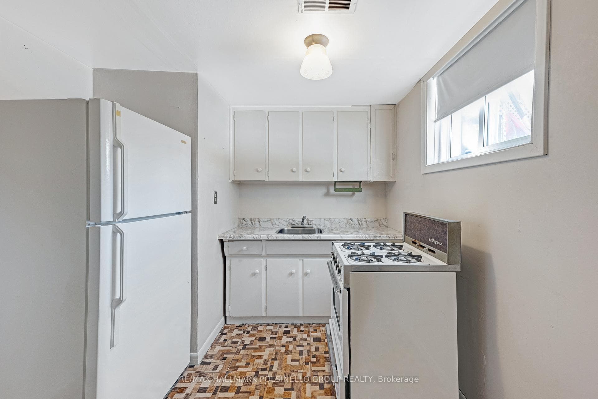 Gas stove being removed