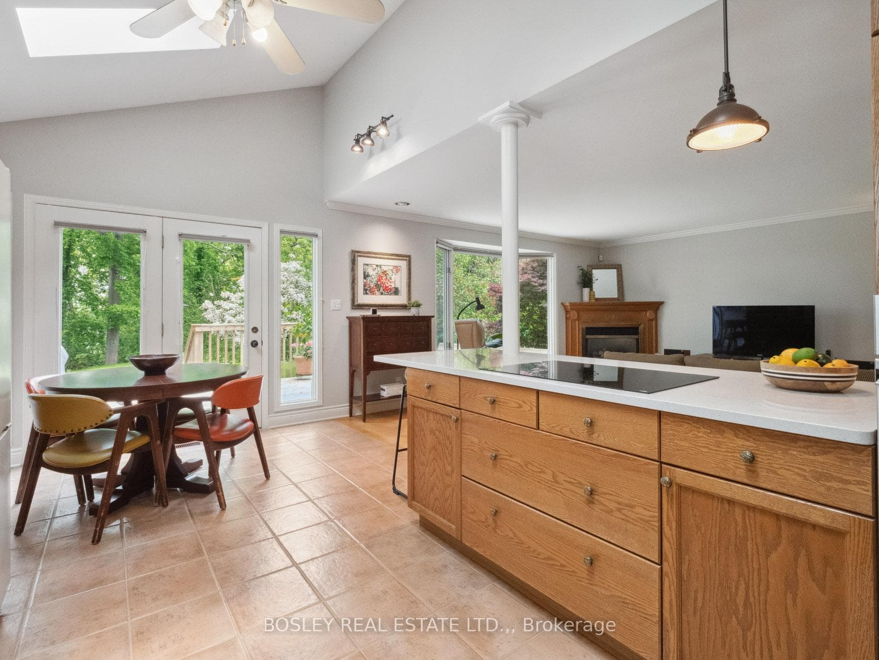 Heart of the home overlooks the water