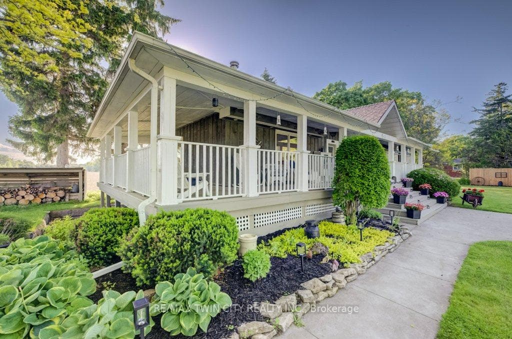 Lovely covered wrap around porch