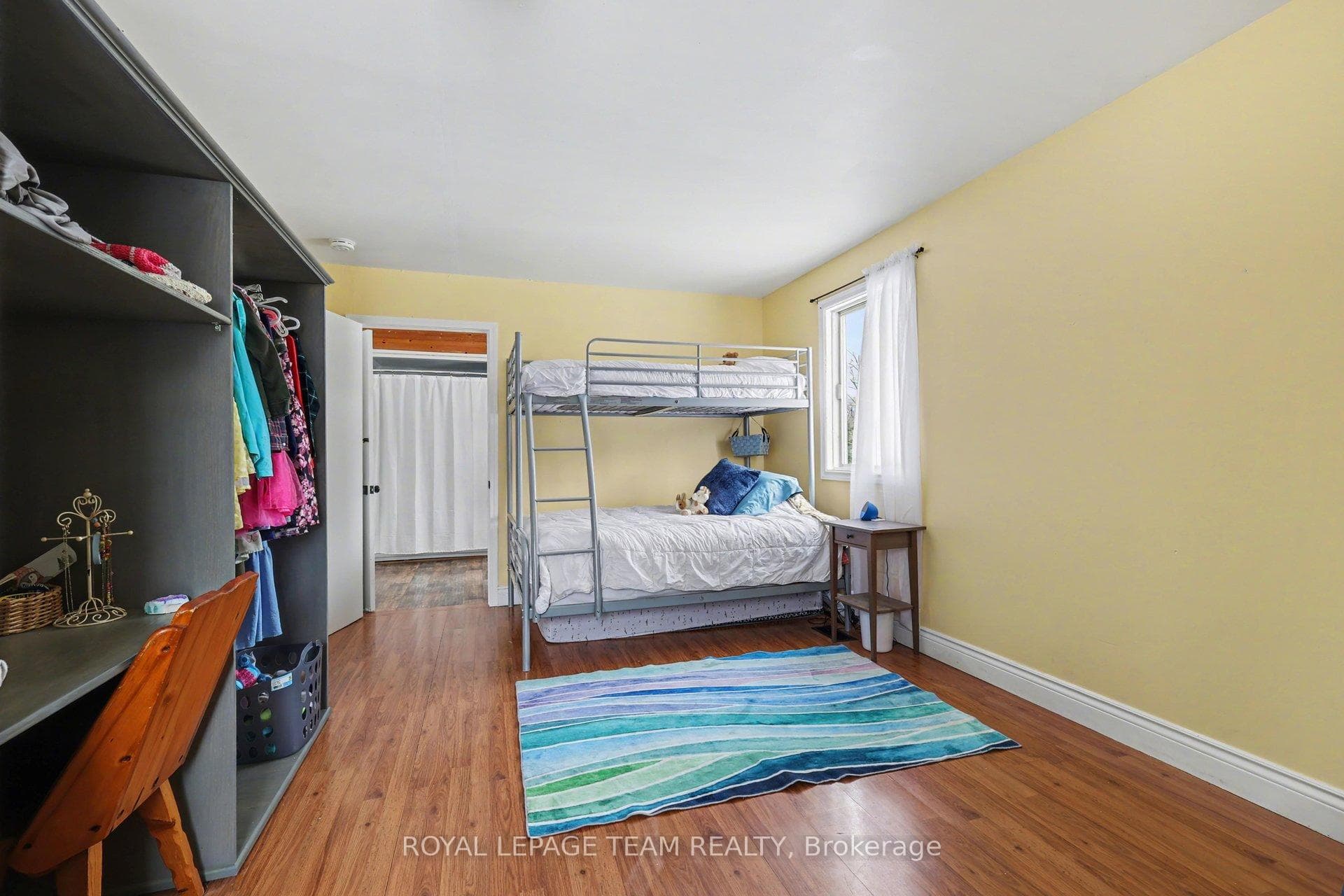 2nd bedroom with cheater door to bathroom