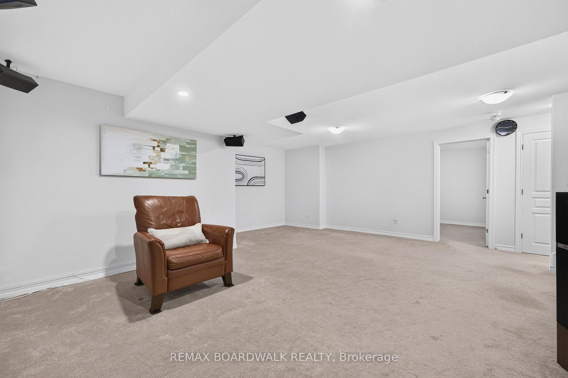 Partially (Builder) Finished Basement w/ Rec Room