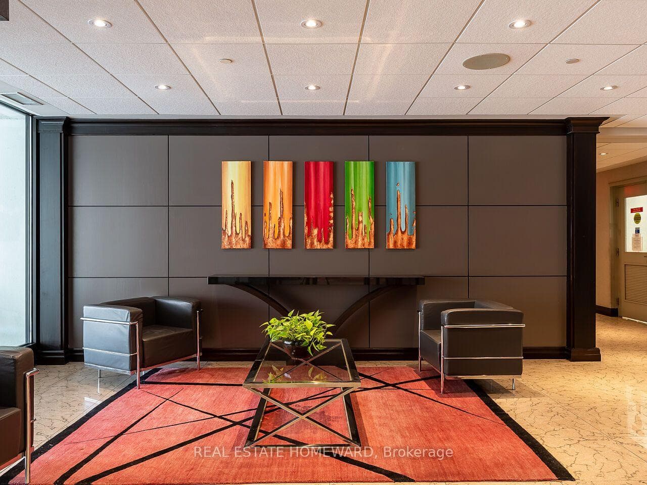 South lobby waiting area.