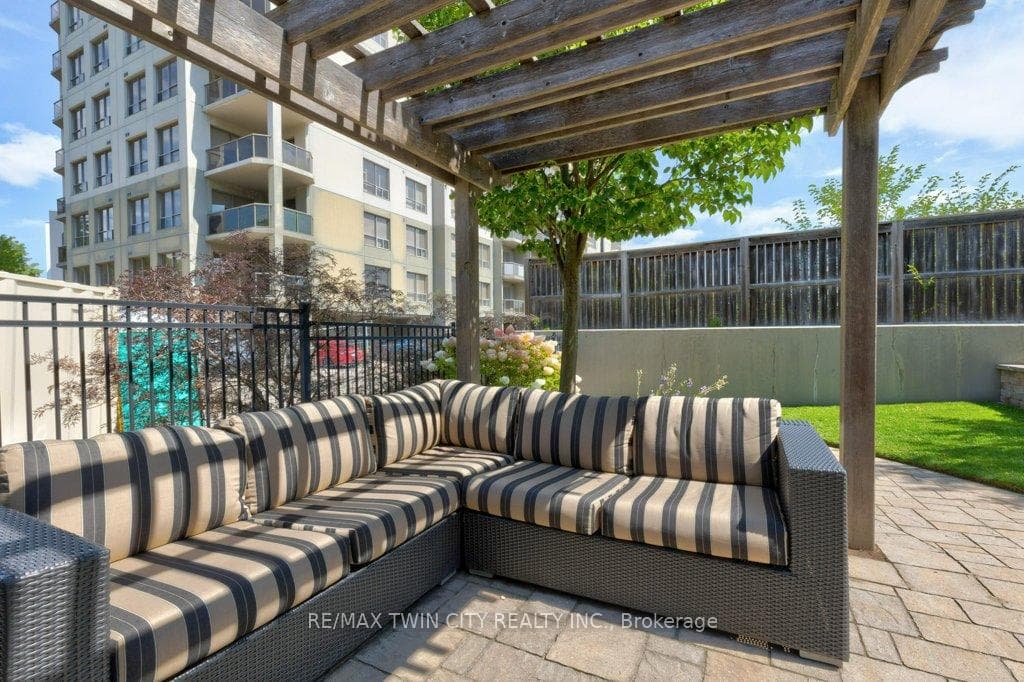 Patio seating area